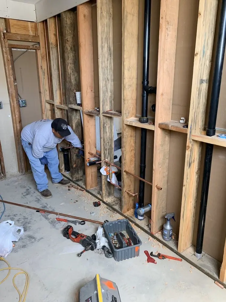 Commercial rough-in plumbing for Water Heater Replacement in Crescent Park